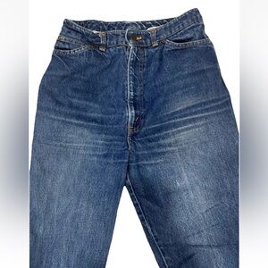 Vintage 80s HIS High Rise Jeans 28x32 Blue Straight Leg Made USA